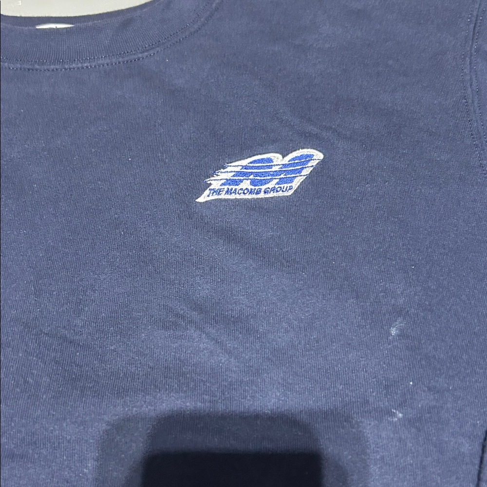 Champion Navy Blue Crewneck Sweater - Picture 5 of 8